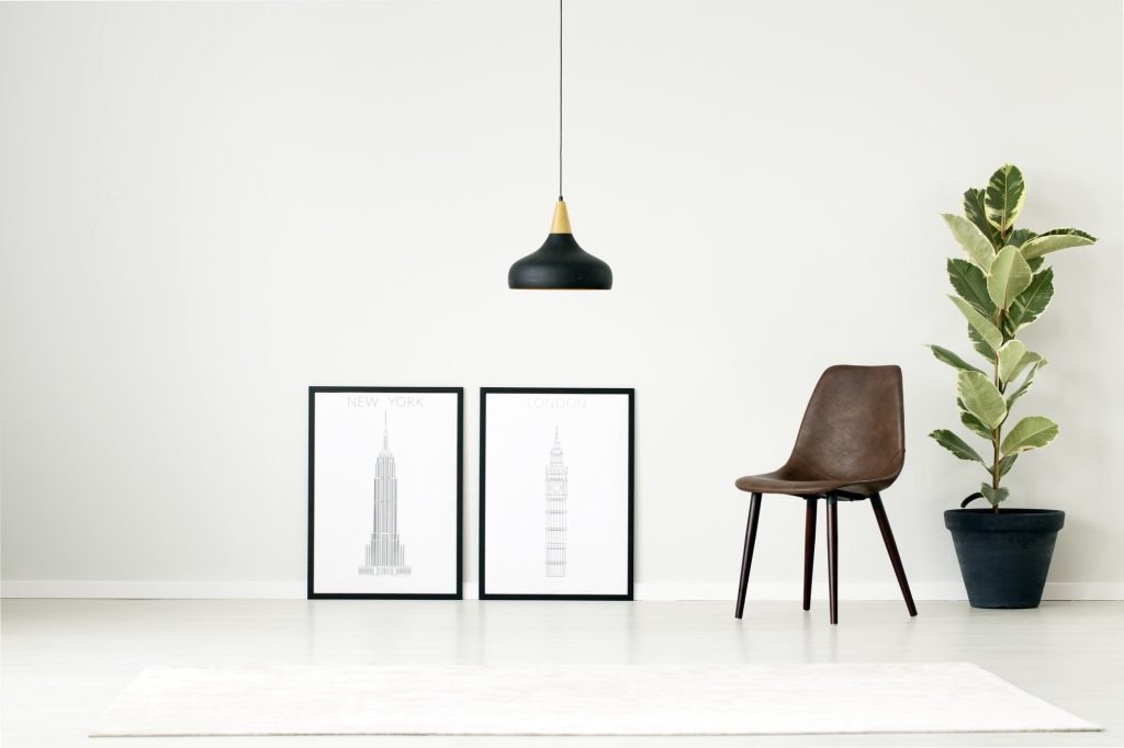 Posters In Simple Living Room 1024x682